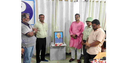 डॉ. एपीजे अब्दुल कलाम की पुण्य तिथि पर श्रद्धांजलि सभा आयोजित